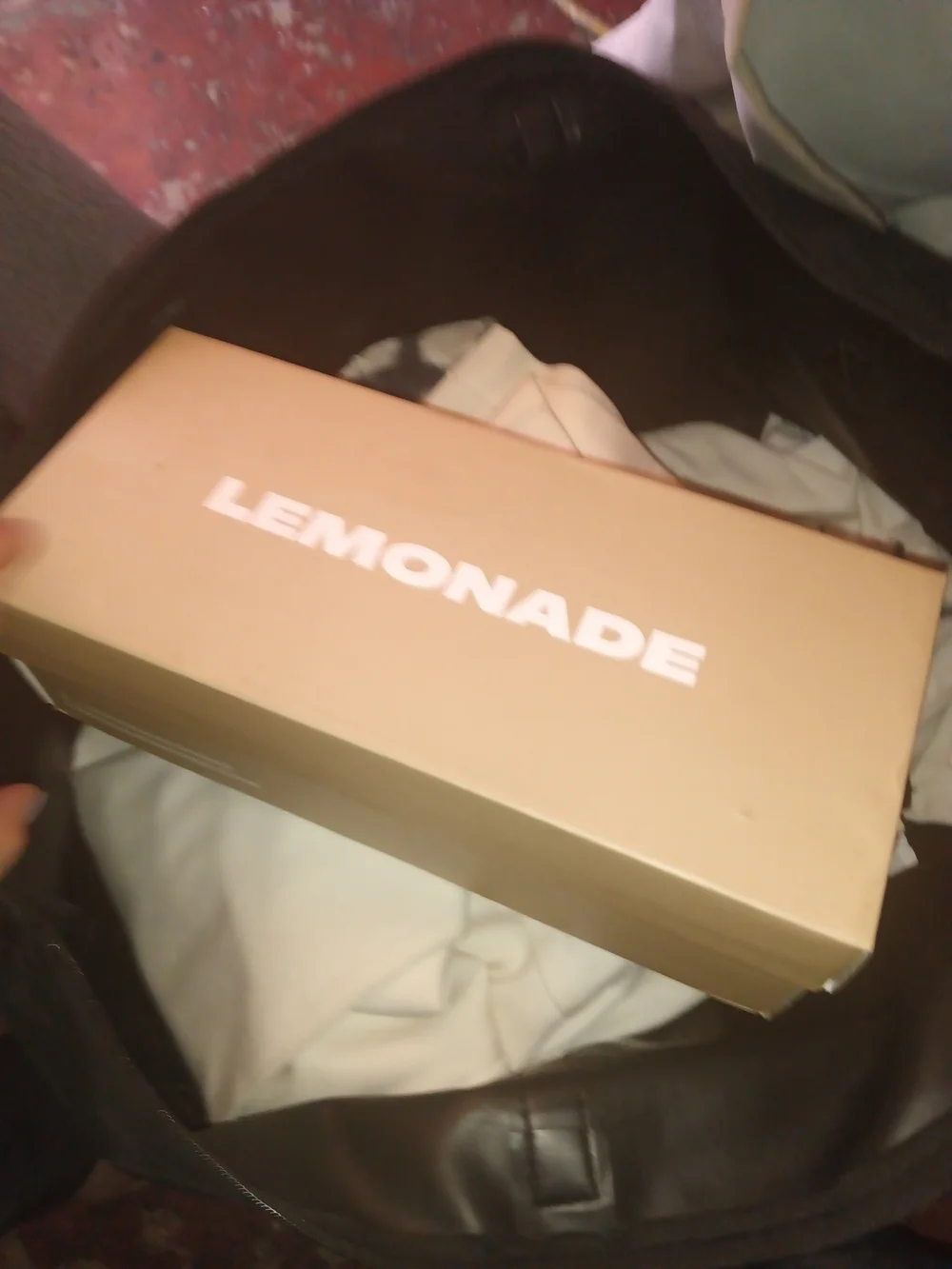 New Lemonade Charisma Dusty Pink Shoe Box - Size 7